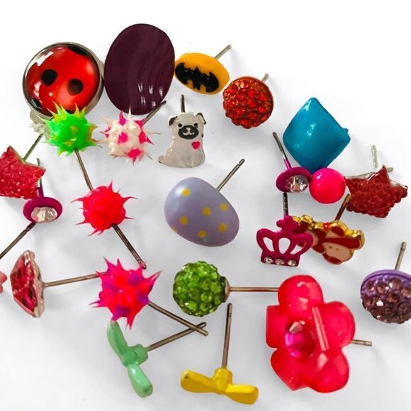 Single Earrings Lot for wear or crafts - Picture 2 of 3